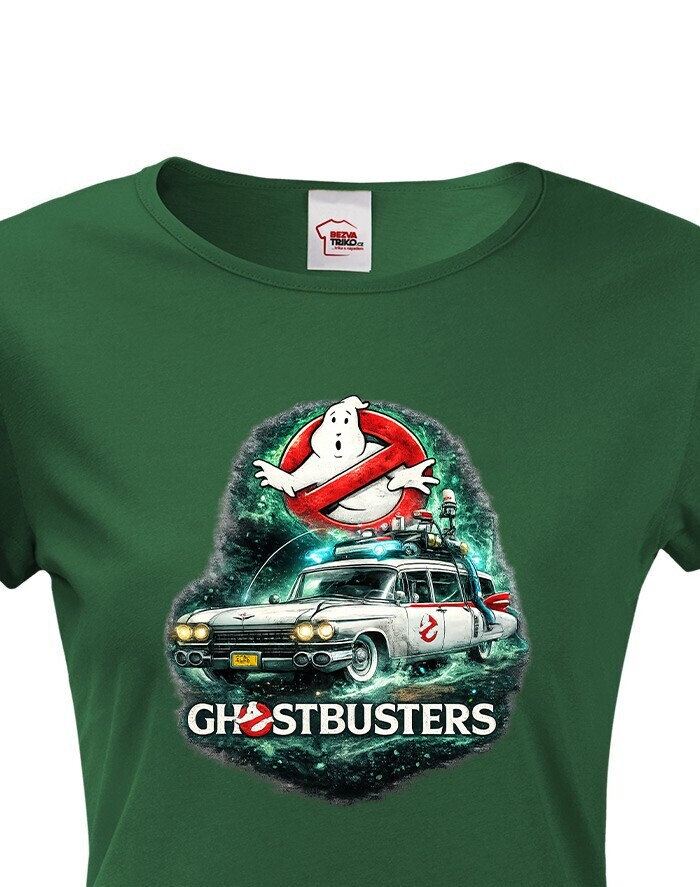 Dámské tričko s potiskem Krotitelé duchů - Ghostbusters